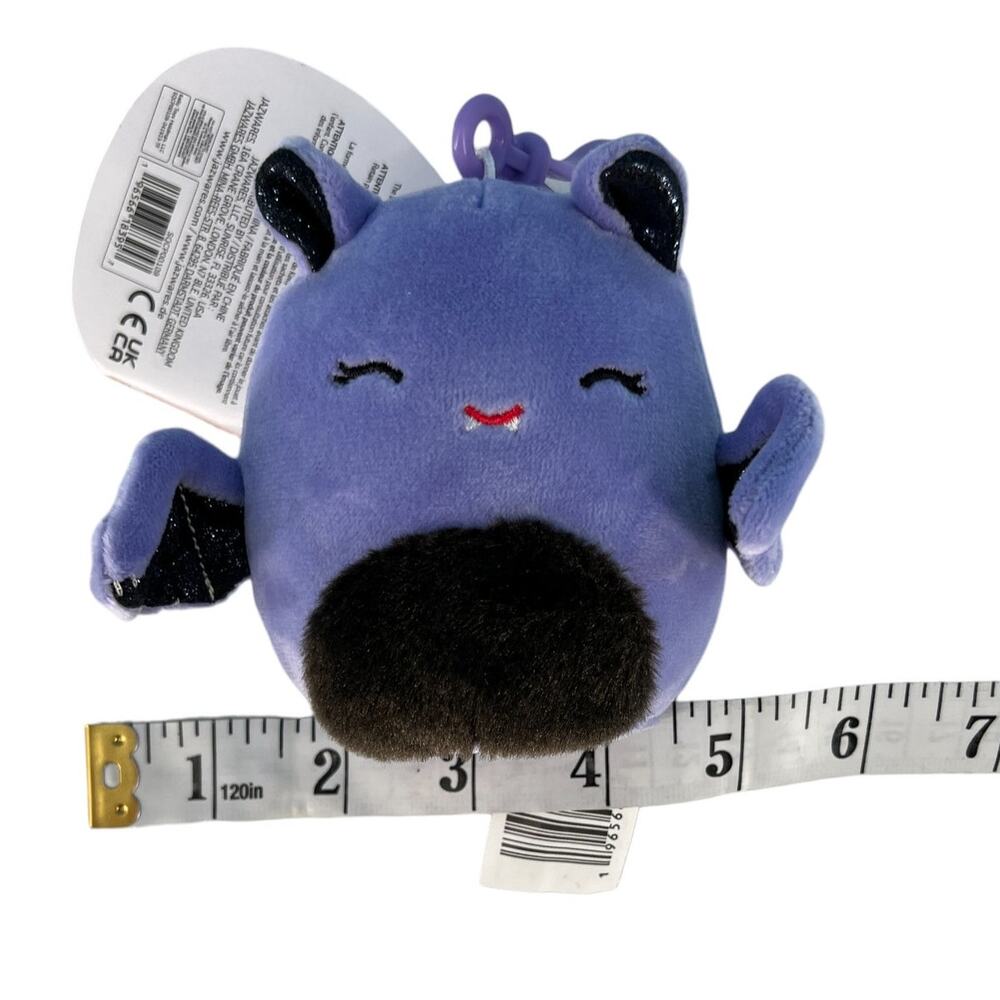 Squishmallow Joldy the Bat Halloween Plush Stuffed Animal with Clip #2 - Picture 11 of 11